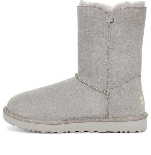 (WMNS) UGG Bailey Button UGG Charm Metallic Alphabet Version Fleece Lined 'Light Grey' 1114970-SEL