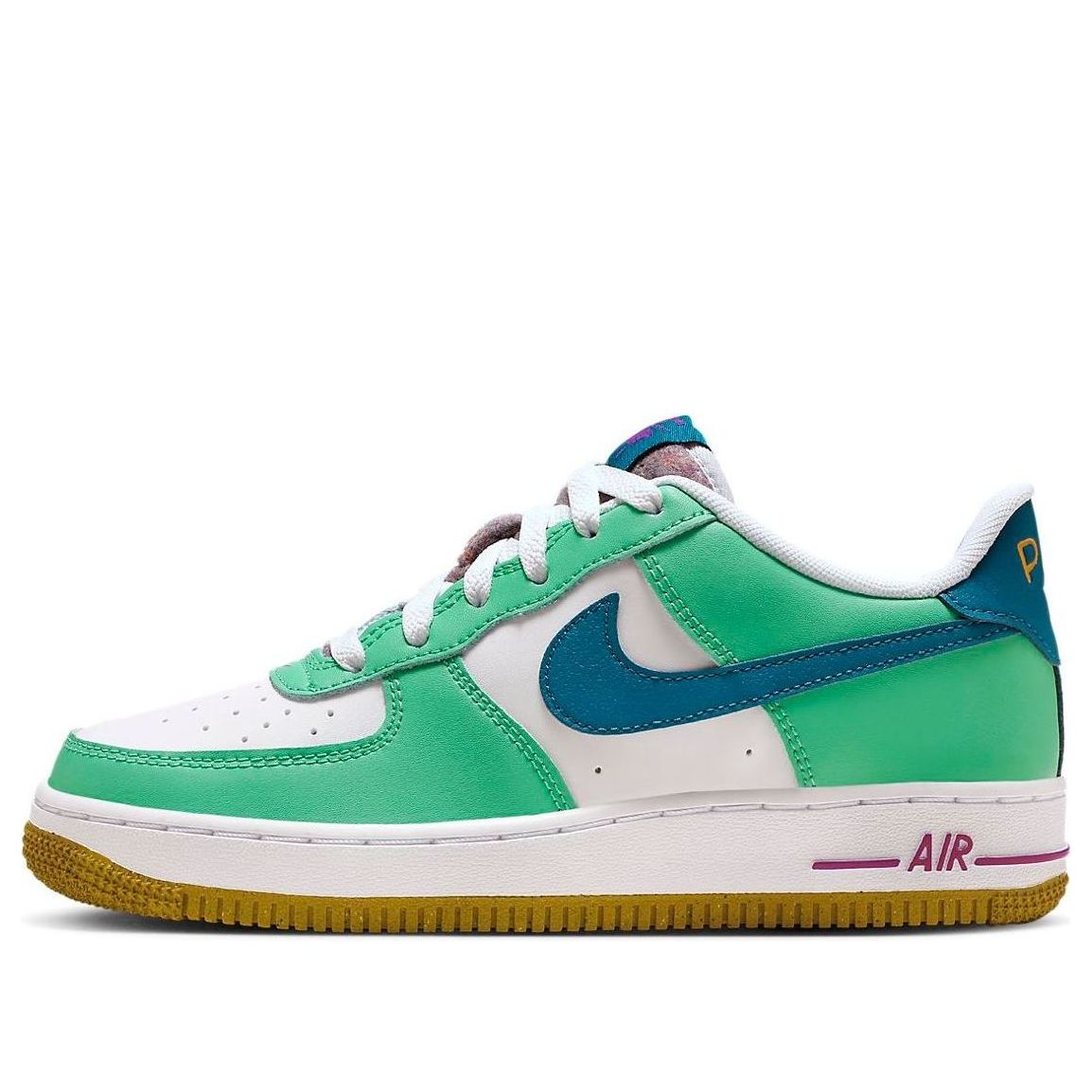(GS) Nike Air Force 1 Low LV8 'White Green Abyss' FJ4613-100