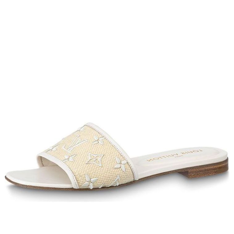 (WMNS) LOUIS VUITTON Revival Flat Mules 'Yellow' 1ABTVW