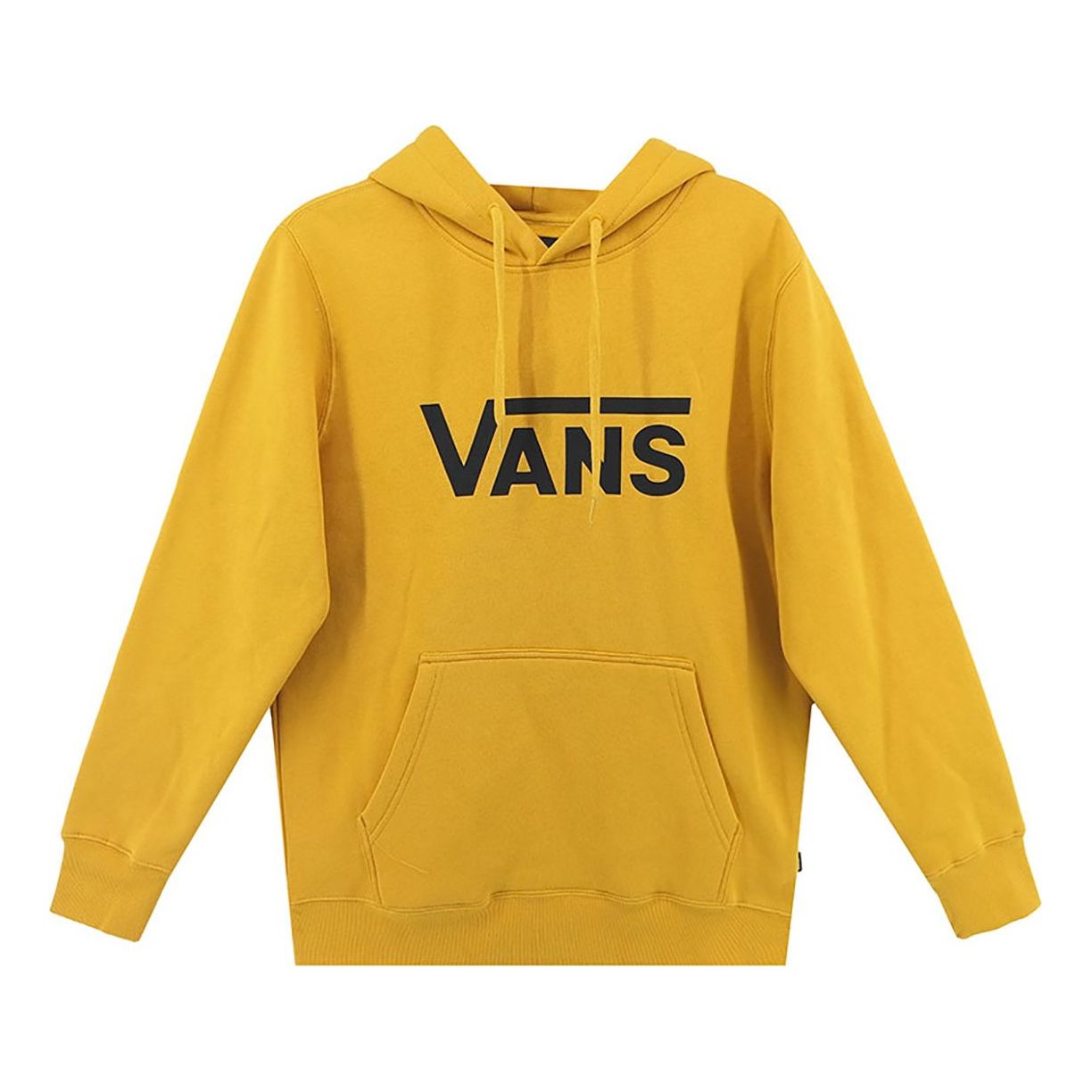 Vans Contrasting Colors Alphabet Logo Hooded Pullover Fleece Lined Stay Warm Yellow VN0A5H87YWM