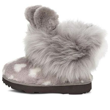 (PS) UGG Classic Mini II Fleece Lined Gray 1106897T-CHRC