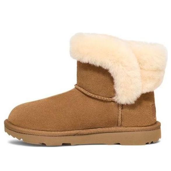 (PS) UGG Classic Low Fur 'Chestnut' 1153637K-CHE