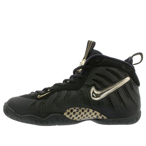 (GS) Nike Air Foamposite Pro 'Black Metallic Gold' 644792-010
