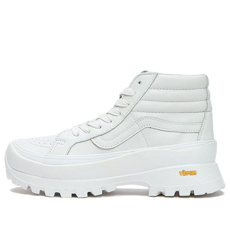 Virbram x Vans SK8-Hi LX Wear-resistant Non-Slip Casual Skateboarding Shoes White VN0A5HZWW00