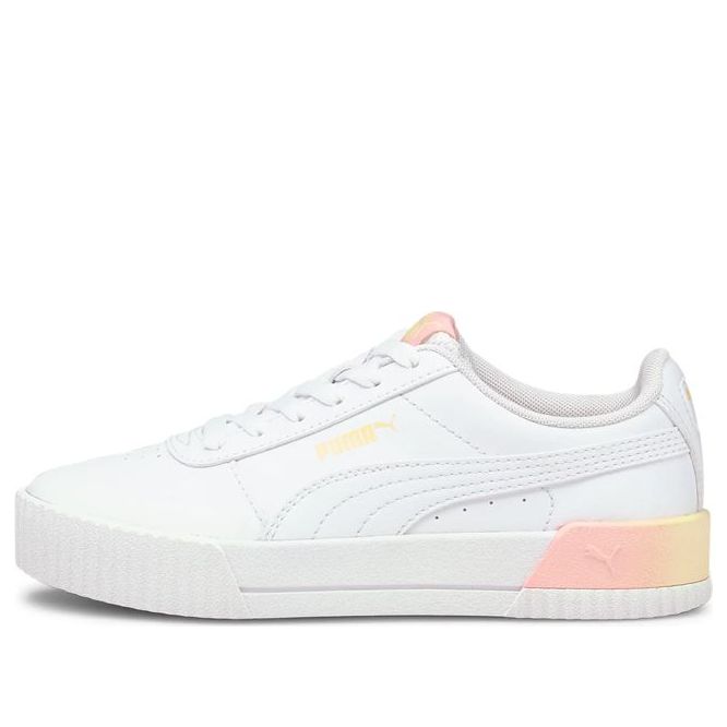 (GS) PUMA Carina Summer Fade 'White Yellow' 368765-01