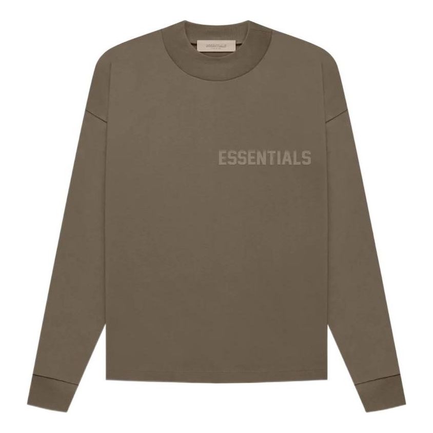 Fear of God Essentials FW22 Long Sleeve Tee 'Wood' FOG-FW22-478