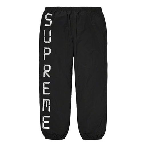 Supreme Digital Logo Track Pants 'Black White' SUP-SS20-542