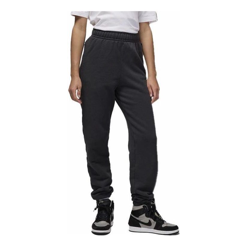 Air Jordan Wordmark Fleece Trousers 'Black' FZ3954-045