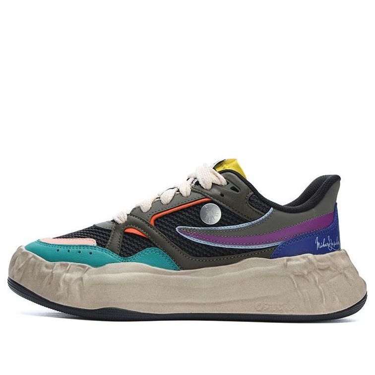 (WMNS) FILA x MIHARA YASUHIRO Sneakers 'Black Grey Purple' F12W224103FBO