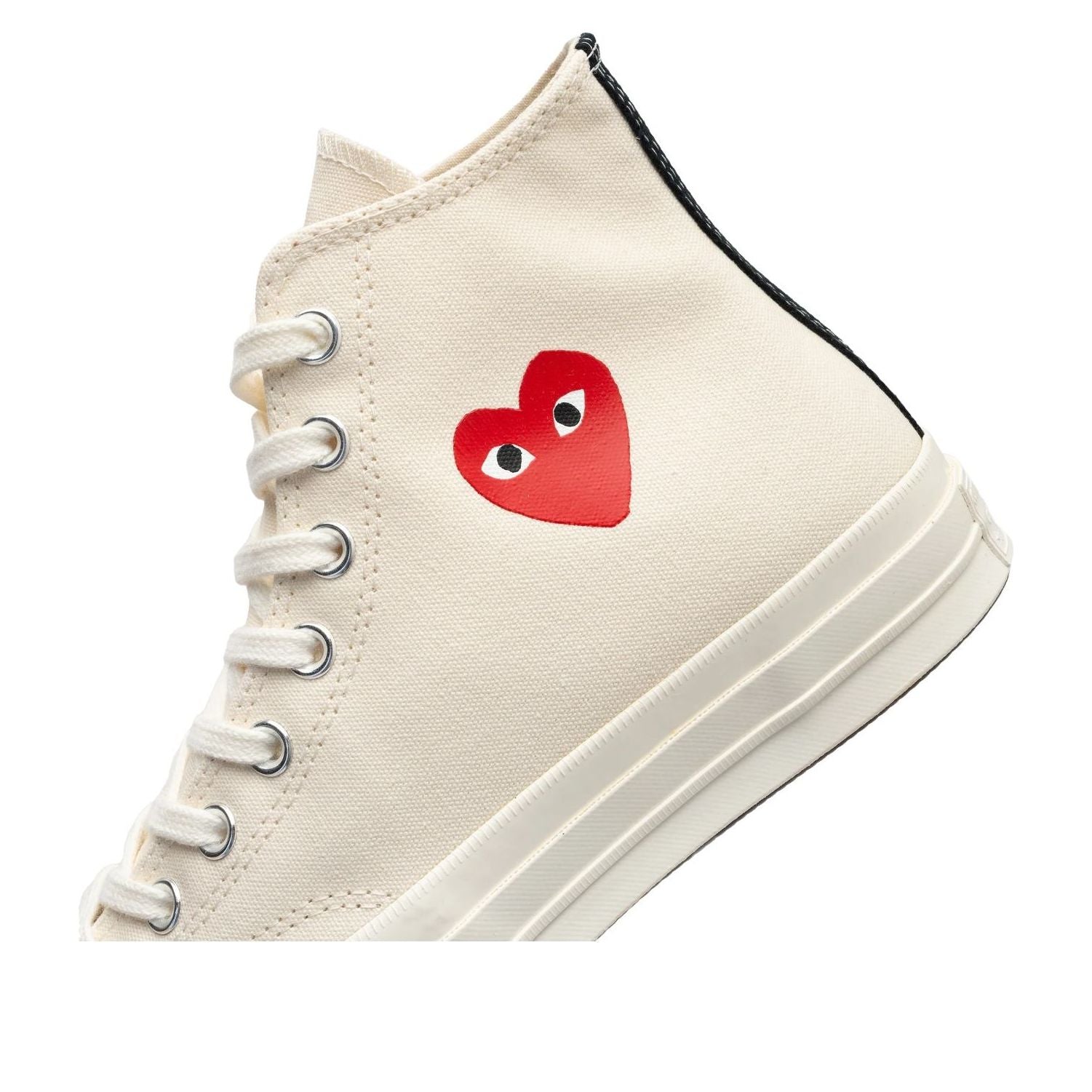 Converse x Comme des Garcons PLAY Chuck Taylor All Star 70 Hi 'Single Heart Milk' A08800C