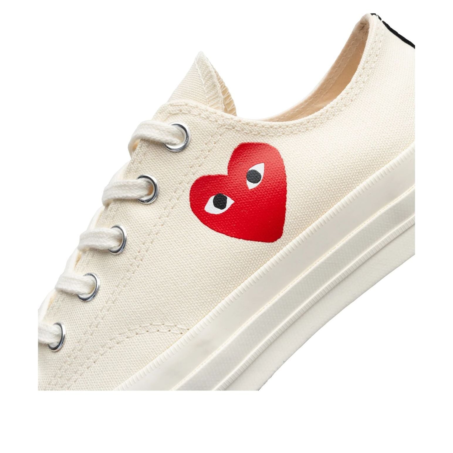Converse x Comme des Garcons PLAY Chuck Taylor All Star 70 Ox 'Single Heart Milk' A08805C