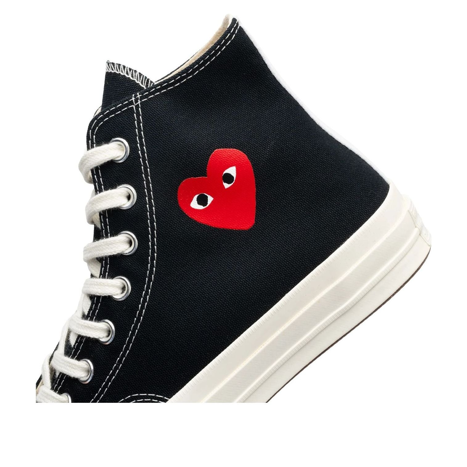 Converse x Comme des Garcons PLAY Chuck Taylor All Star 70 Hi 'Single Heart Black' A08801C