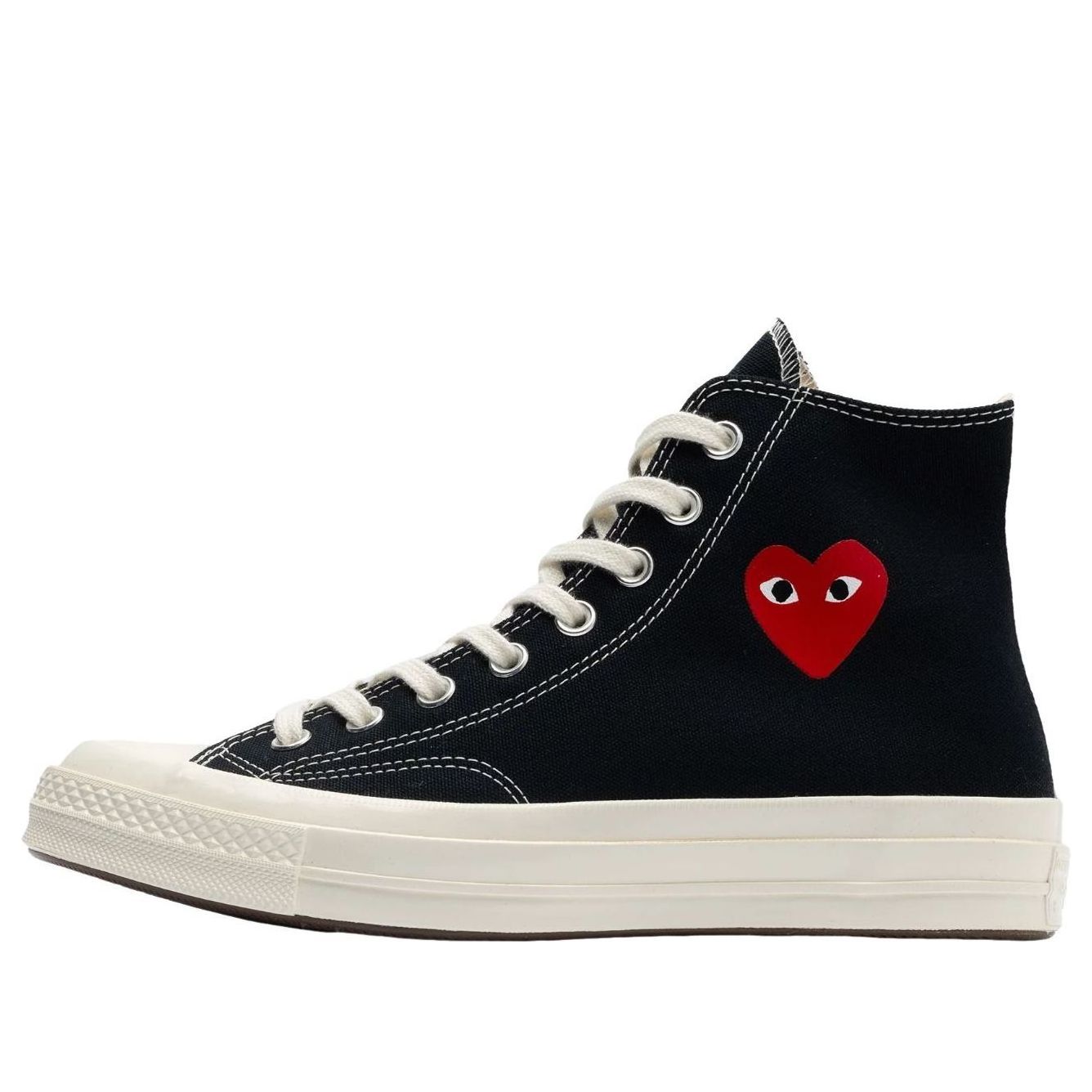 Converse x Comme des Garcons PLAY Chuck Taylor All Star 70 Hi 'Single Heart Black' A08801C