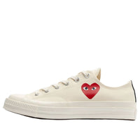 Converse x Comme des Garcons PLAY Chuck Taylor All Star 70 Ox 'Single Heart Milk' A08805C
