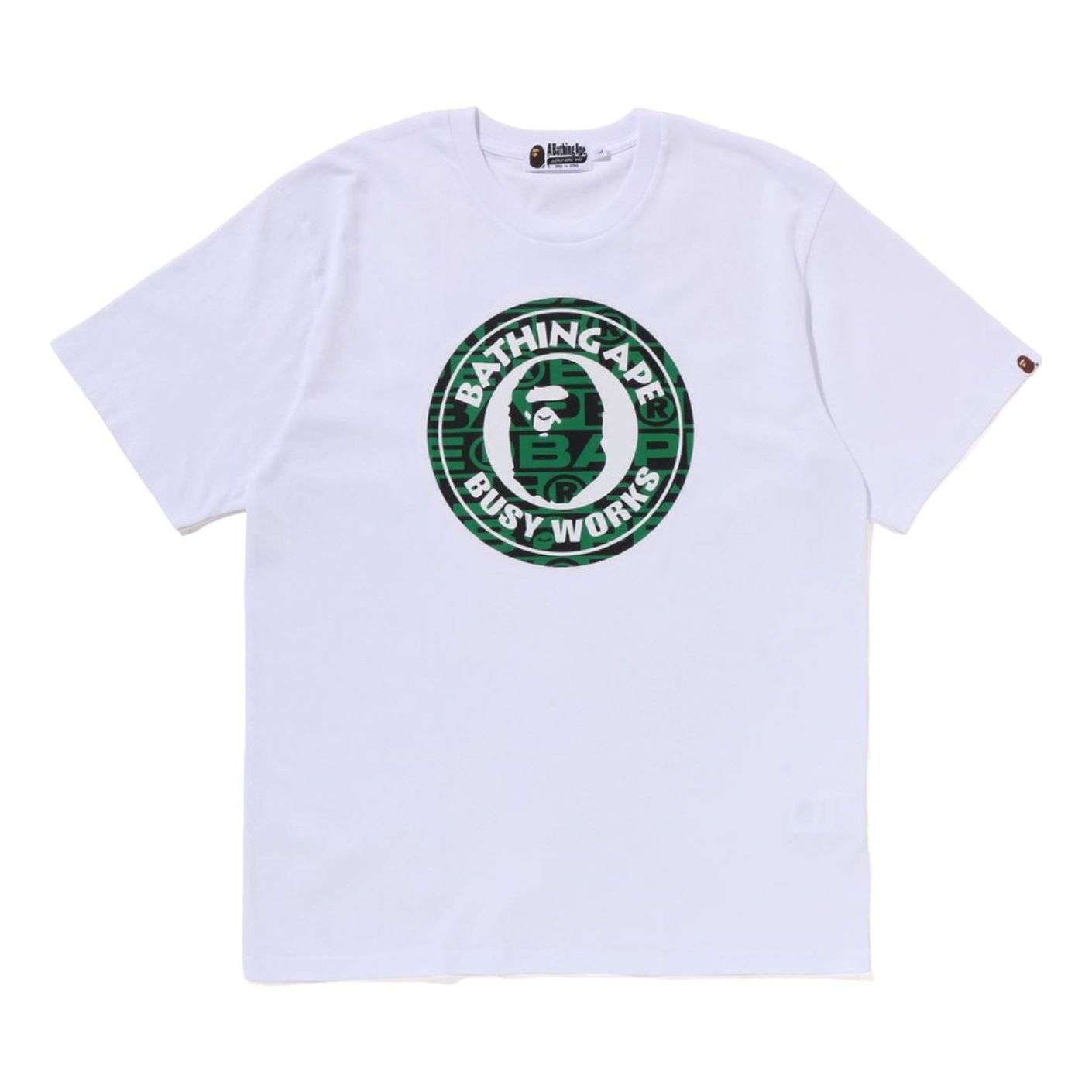 A Bathing Ape Lux Sport Pattern Busy Works T-Shirt 'White' 1J20-109-027-WHT