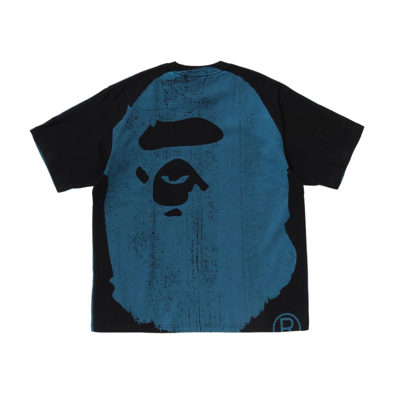A Bathing Ape Water Print College Relaxed Fit T-Shirt 'Black' 1L30-109-339-BLK