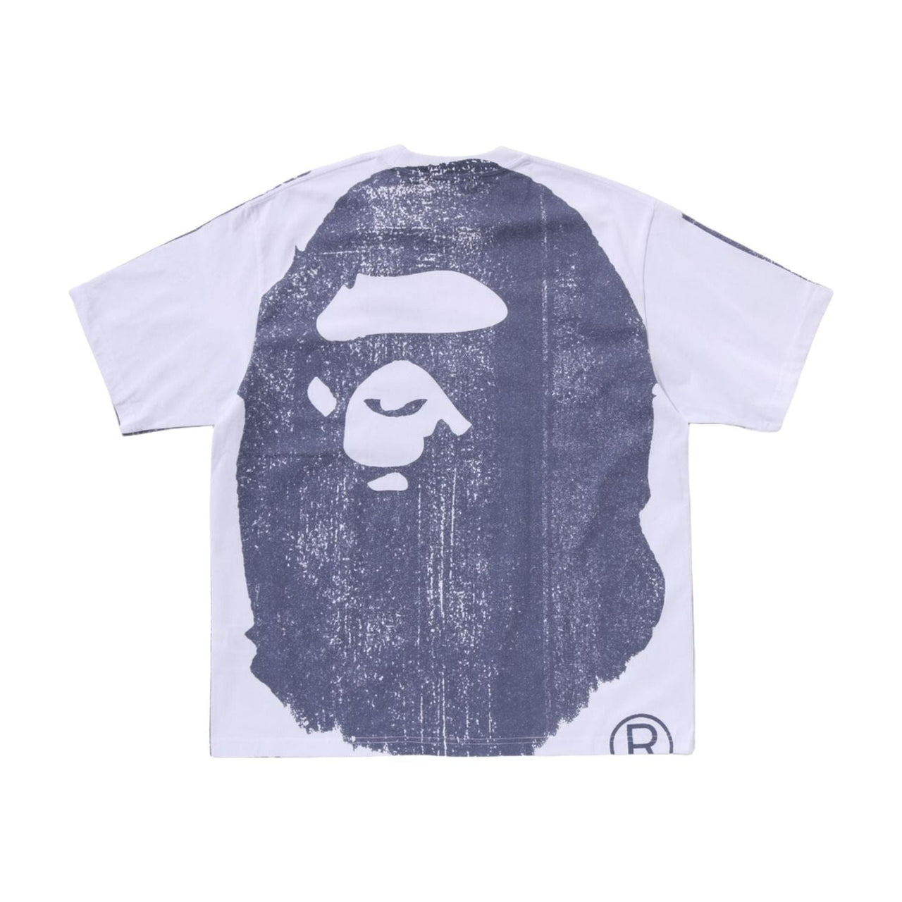 A Bathing Ape Water Print College Relaxed Fit T-Shirt 'White' 1L30-109-339-WHT