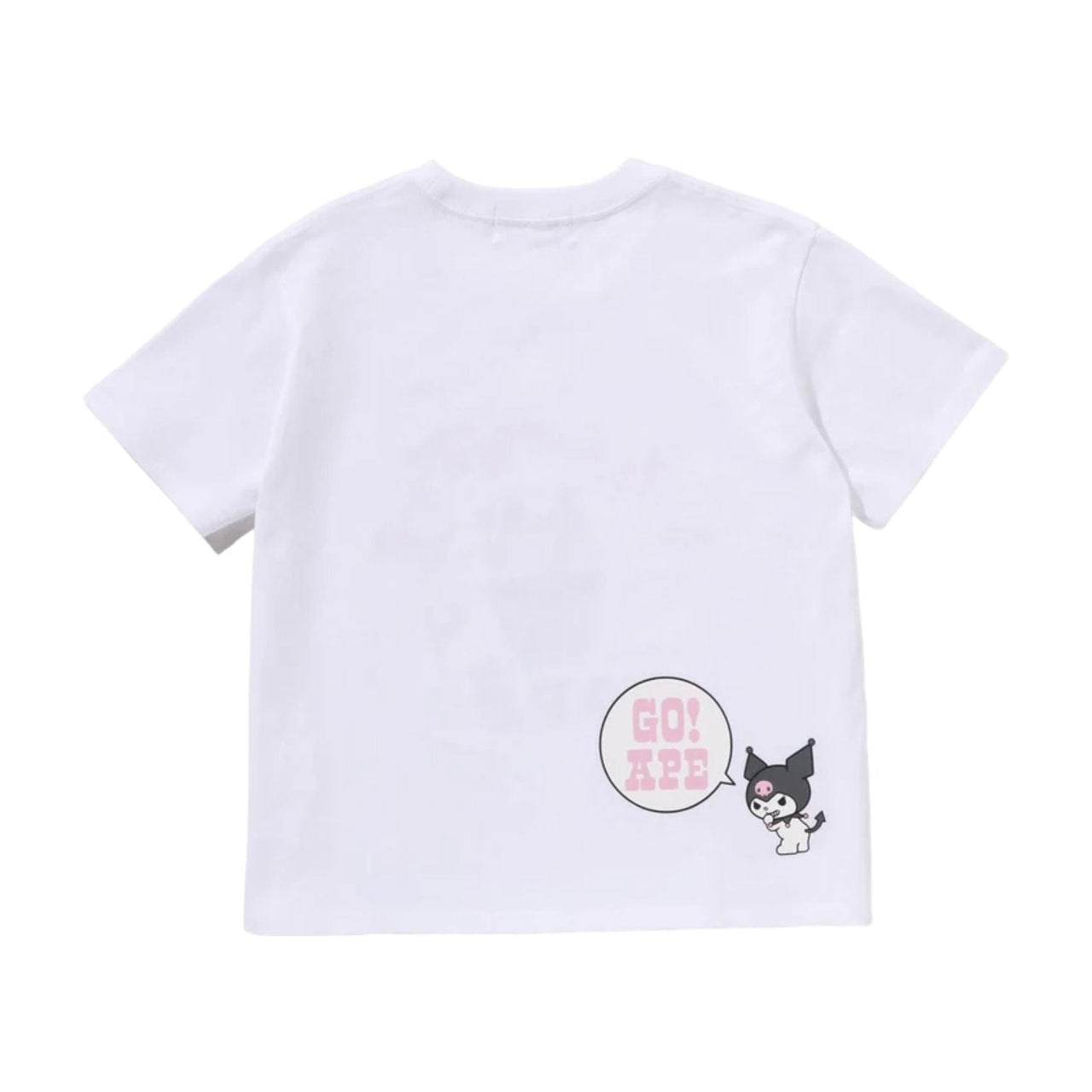 (PS) A BATHING APE x Kuromi College Mini T-Shirt 'White' 1M23-310-902-WHT