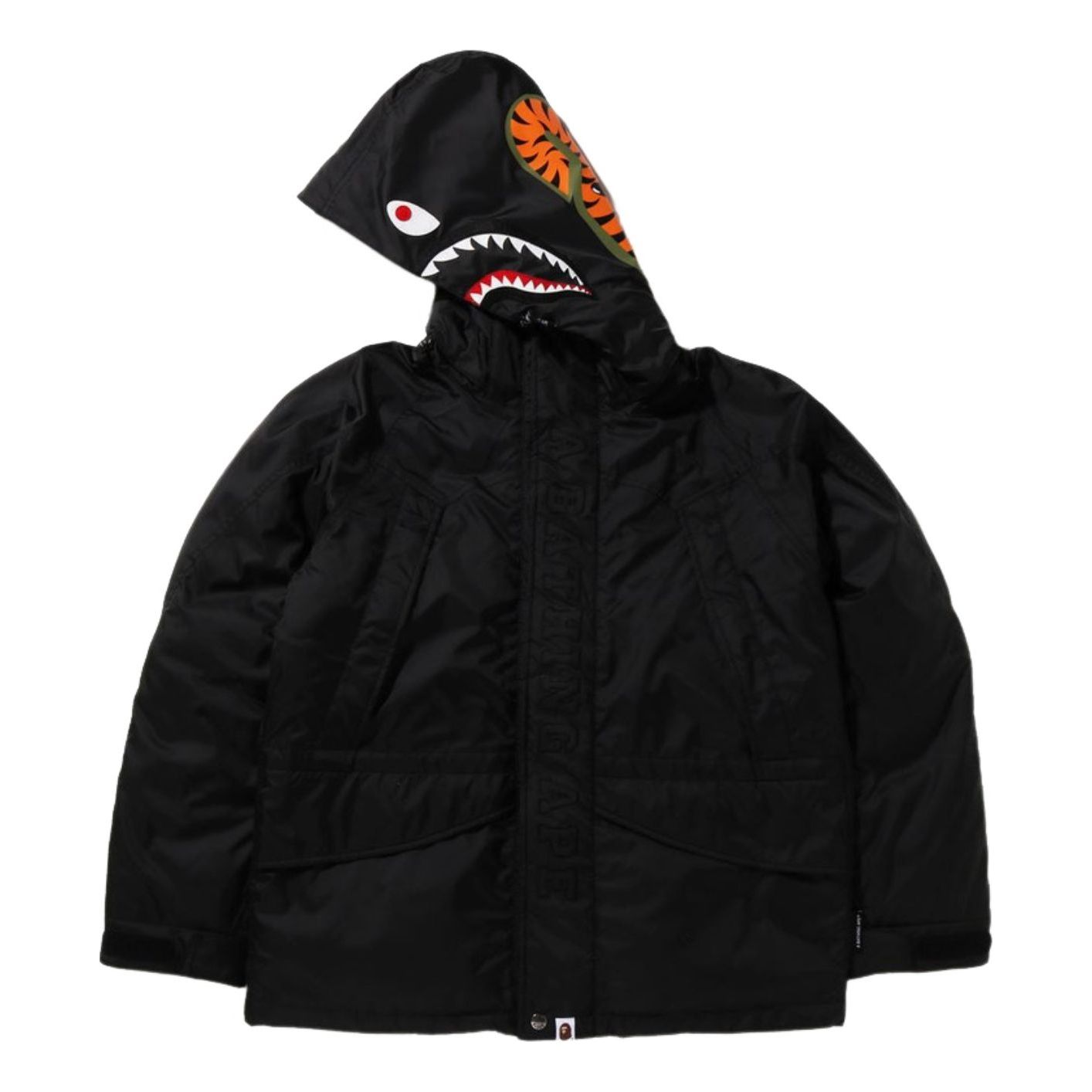 A Bathing Ape Shark Snowboard Down Jacket 'Black' 1I80-144-009-BLK