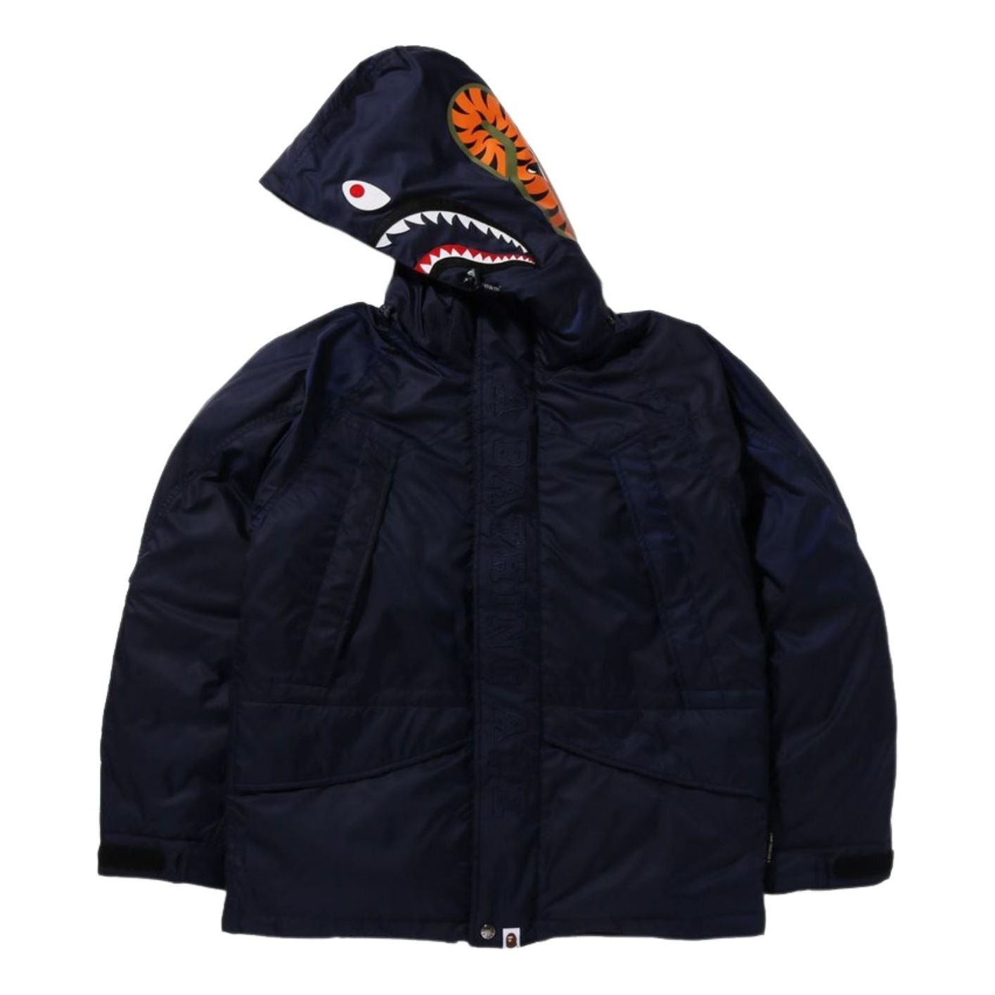 A Bathing Ape Shark Snowboard Down Jacket 'Navy' 1I80-144-009-NVY