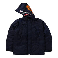 A Bathing Ape Shark Snowboard Down Jacket 'Navy' 1I80-144-009-NVY