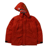 A Bathing Ape Shark Snowboard Down Jacket 'Orange' 1I80-144-009-ORG