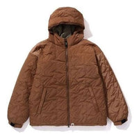 A Bathing Ape STA Quilting Down Jacket 'Brown' 1J80-144-001-BRW