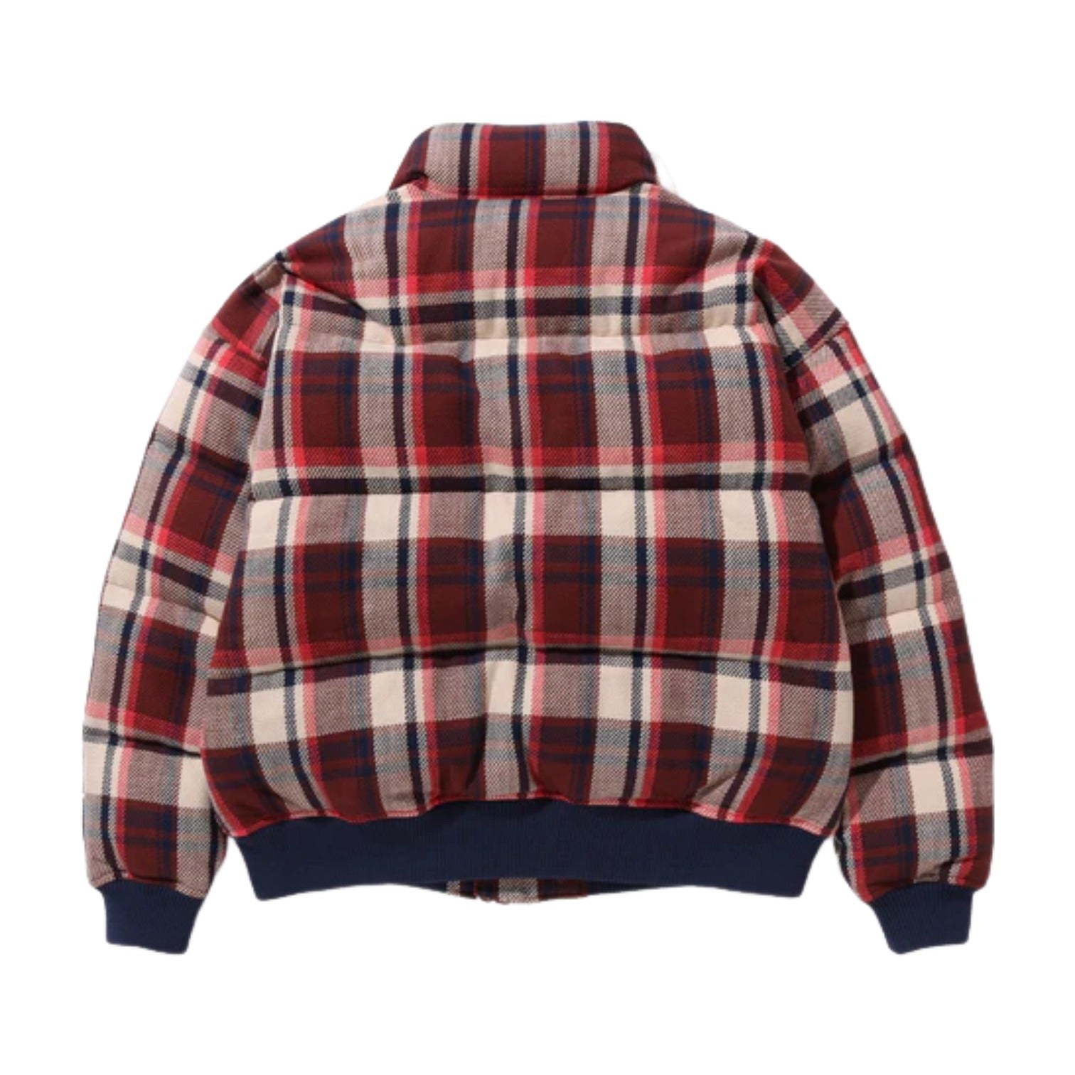 A Bathing Ape BAPE Check Down Relaxed Fit Jacket 'Red' 1J80-144-008-RED