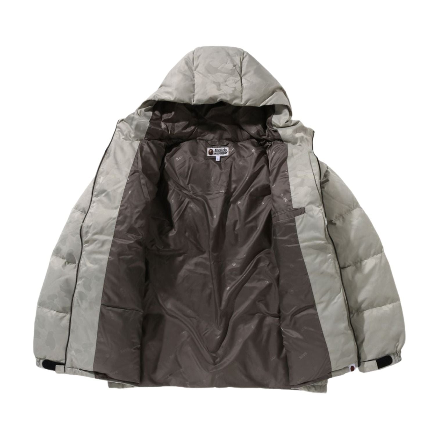 A Bathing Ape Solid Camo Jacquard Jacket 'Beige' 1K80-144-001-BGE