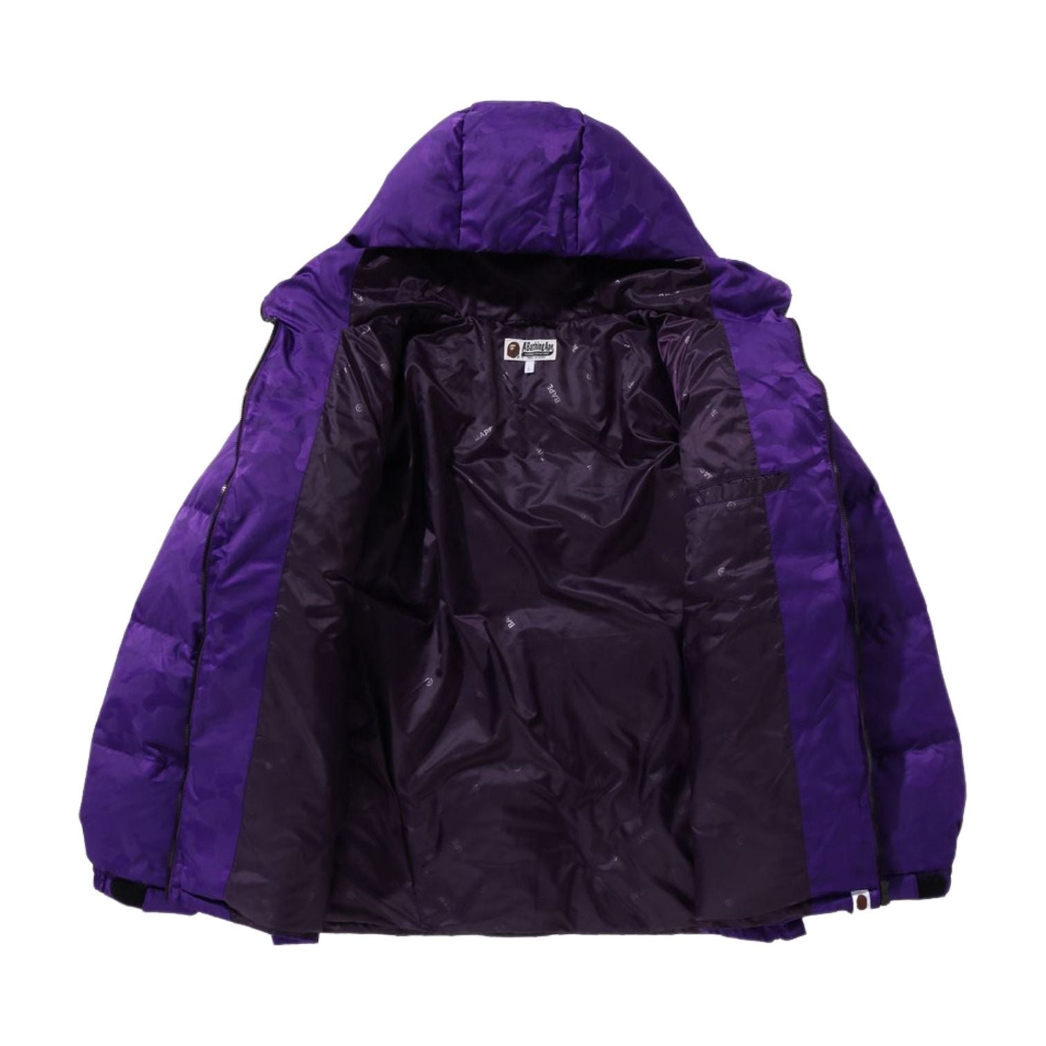 A Bathing Ape Solid Camo Jacquard Jacket 'Purple' 1K80-144-001-PUR