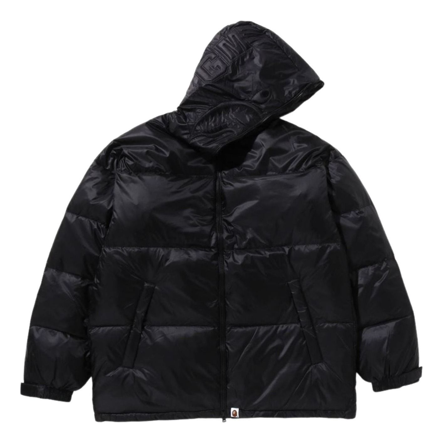 A Bathing Ape Shark Relaxed Fit Down Jacket 'Black' 1K80-144-002-BLK