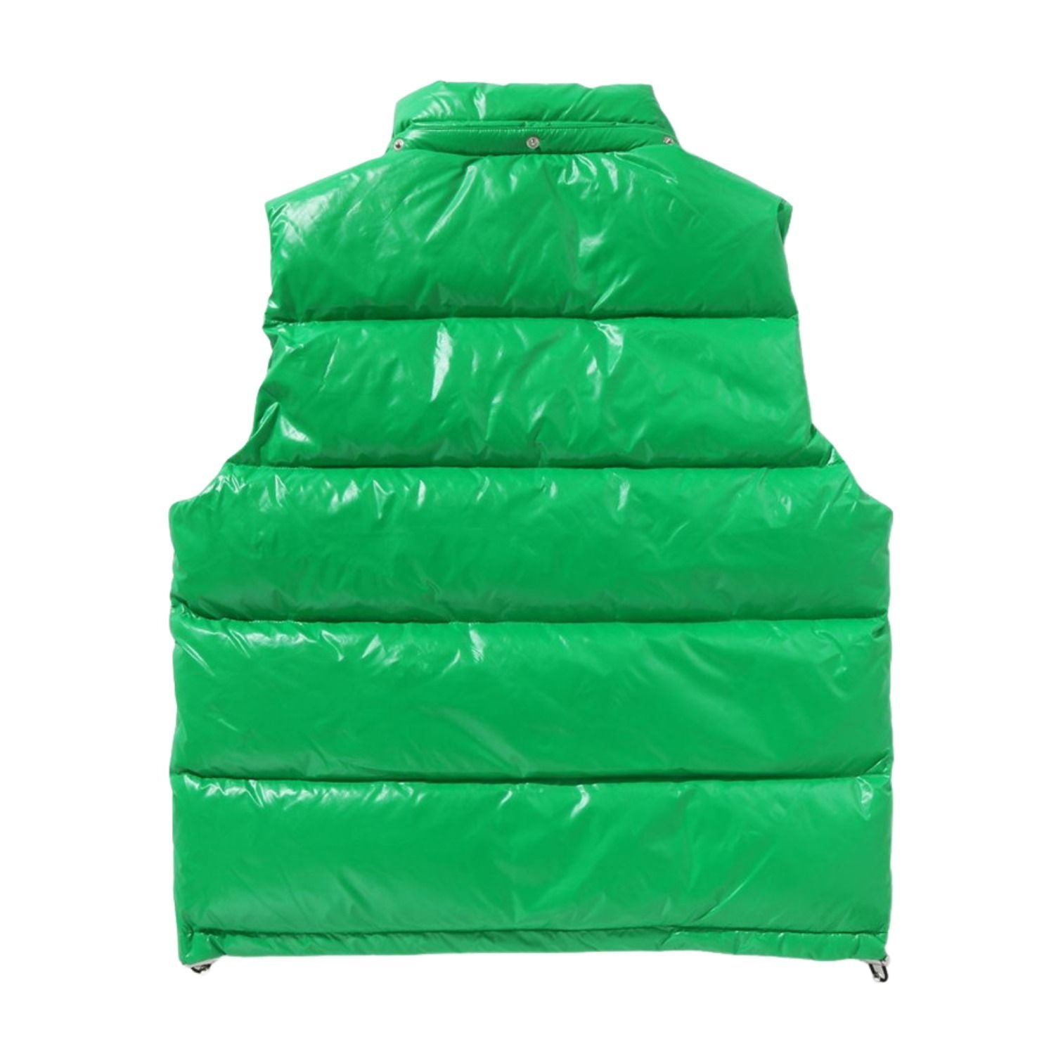 A Bathing Ape Line Camo Debossed Nylon Down Vest 'Green' 1K80-144-306-GRN