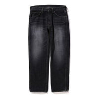 A Bathing Ape BAPE Champion Denim Pants 'Black' 1J80-150-003-BLK