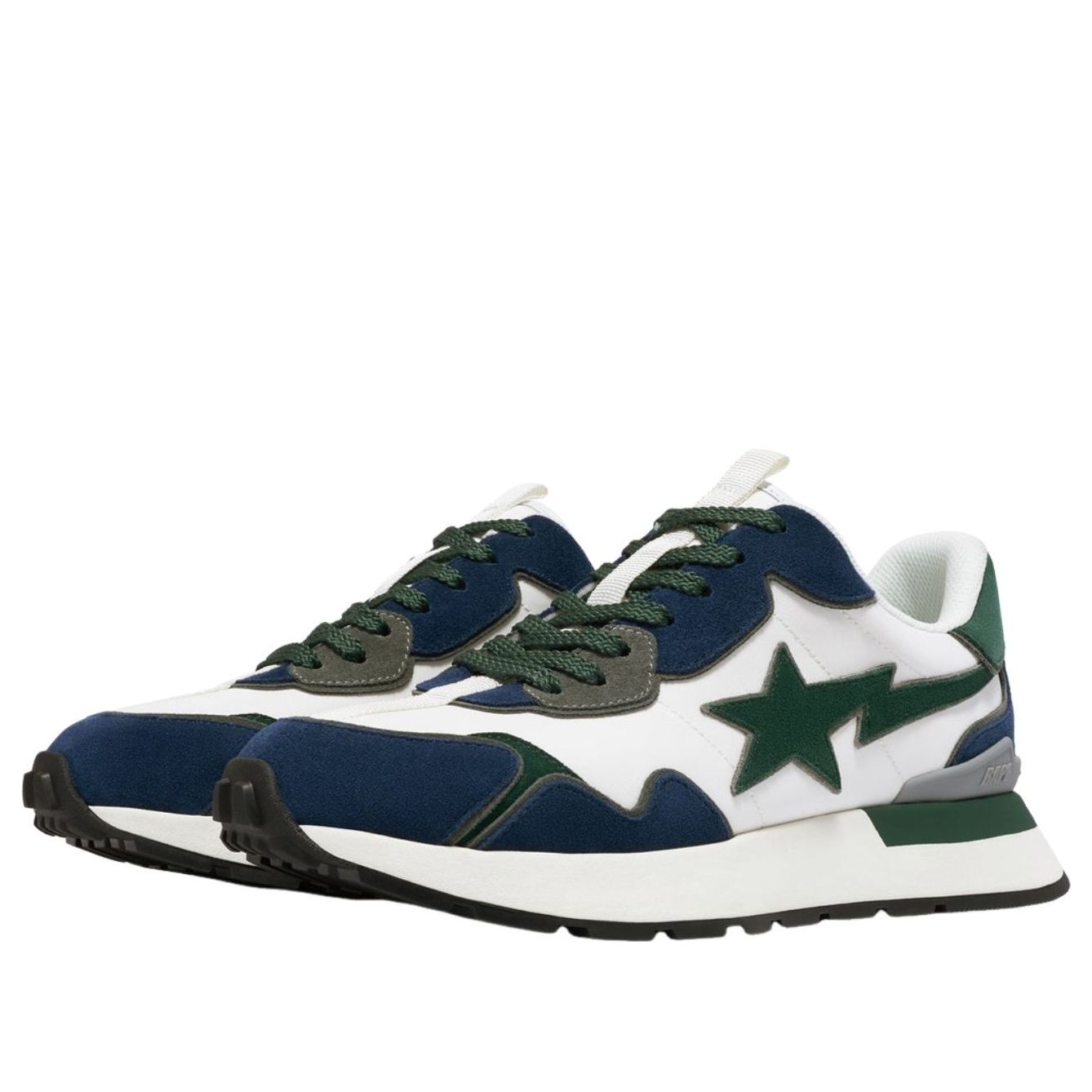 A Bathing Ape BAPE Roadsta Express #2 'Green Navy' 1J20-191-011-GRXNY