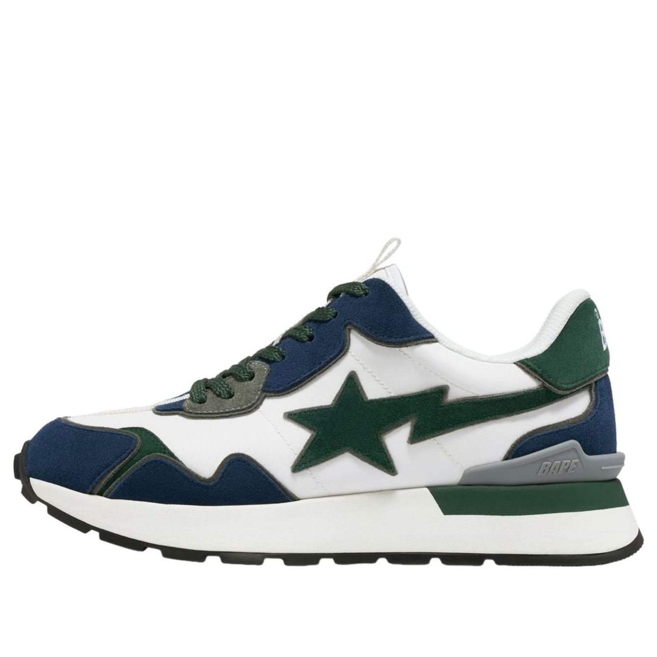 A Bathing Ape BAPE Roadsta Express #2 'Green Navy' 1J20-191-011-GRXNY
