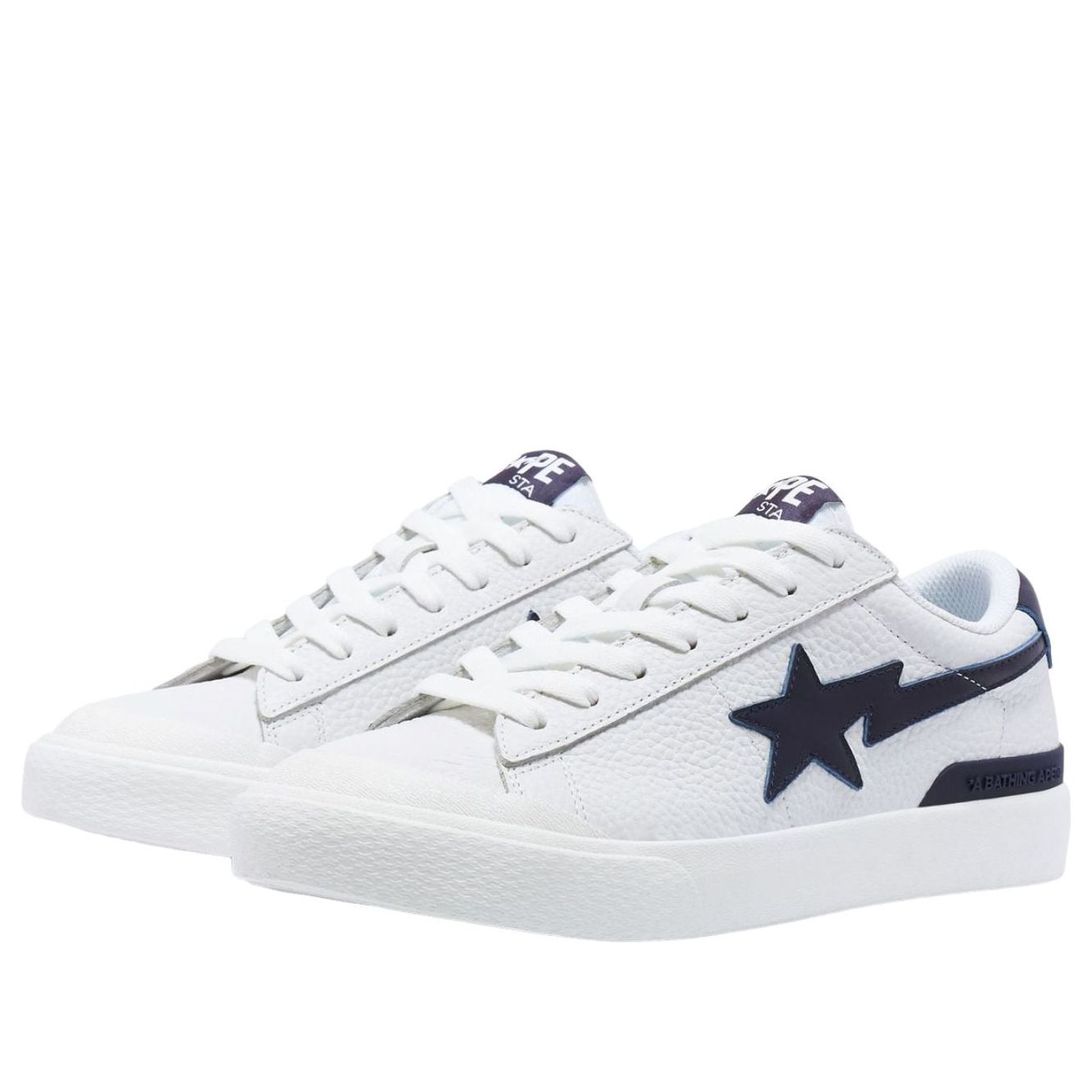 A Bathing Ape Mad Sta 'White Navy' 1J20-191-012-NVY