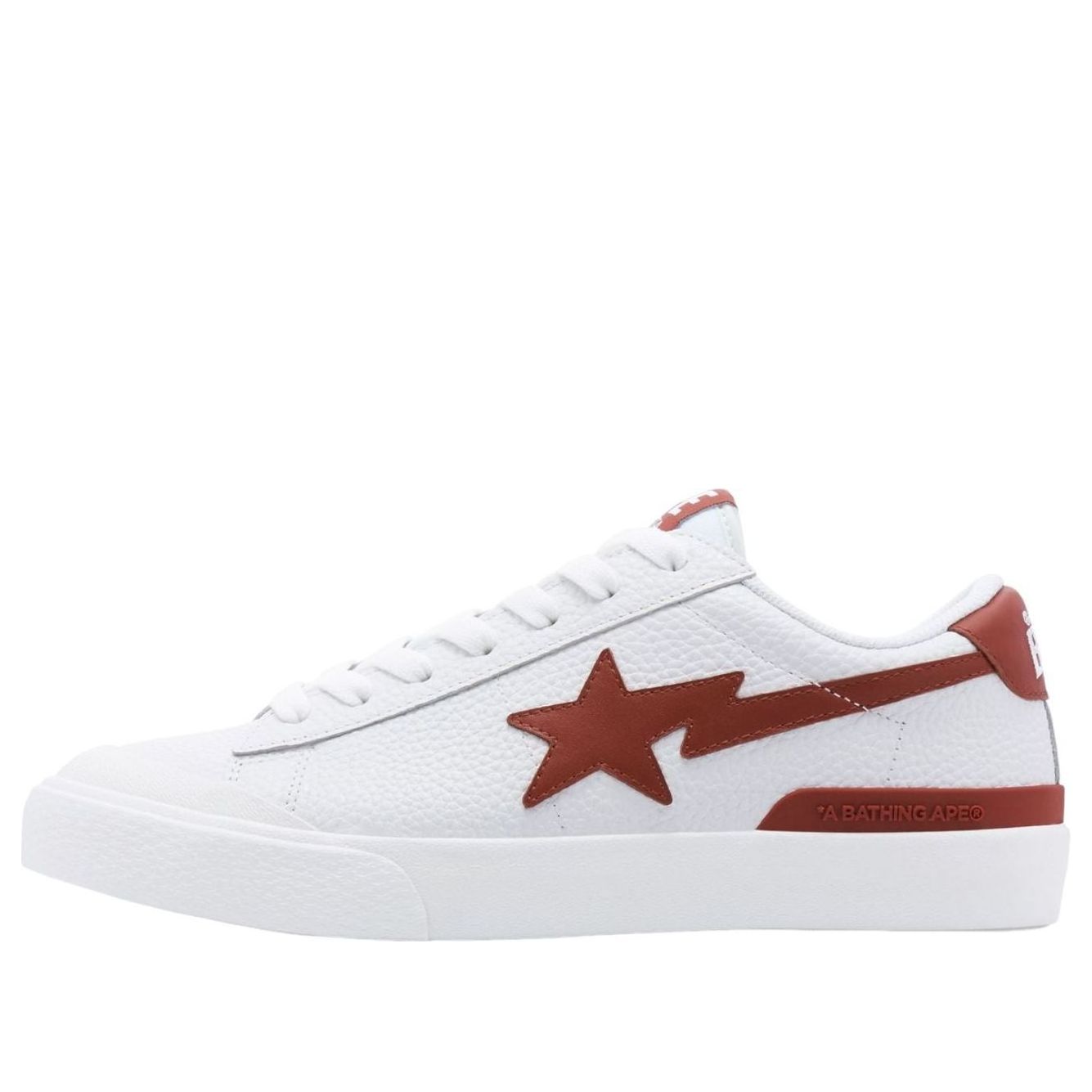 A Bathing Ape Mad Sta 'White Red' 1J20-191-012-RED