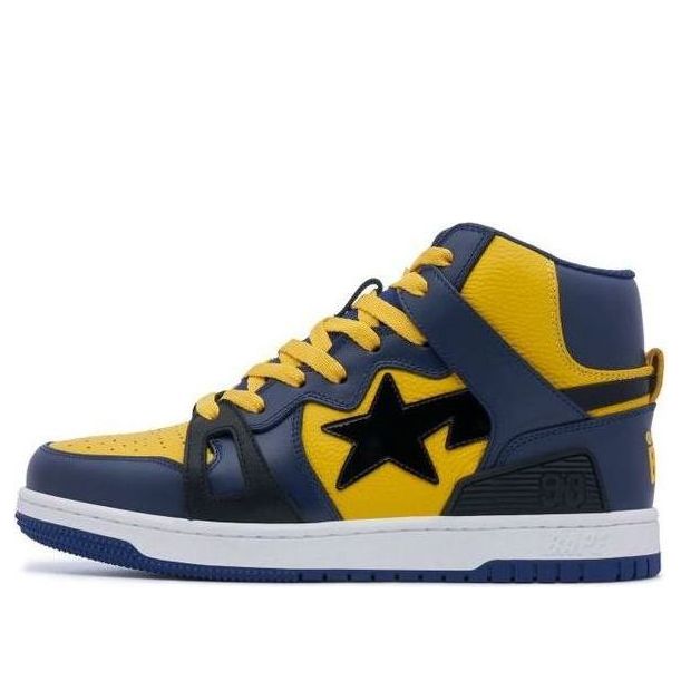 A Bathing Ape Bape Sta 93 Hi 'Michigan' 1J30-191-019-WHT