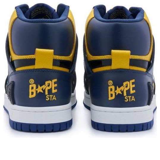 A Bathing Ape Bape Sta 93 Hi 'Michigan' 1J30-191-019-WHT