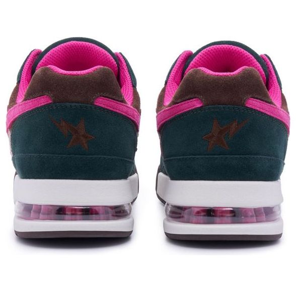 A Bathing Ape Road Sta 'Dark Green Pink Beige' 1J30-191-021-PNK