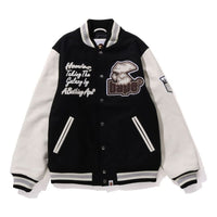 A Bathing Ape Varsity Jacket 'Black' 1J80-141-006-BLK