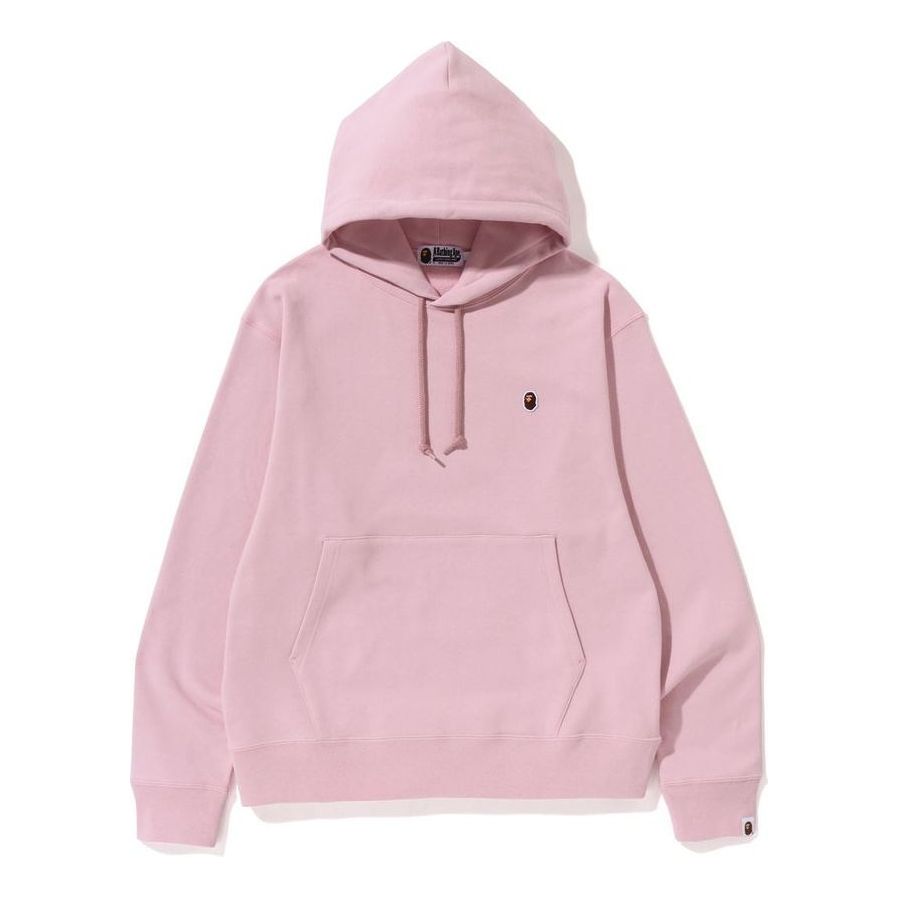 A Bathing Ape BAPE Ape Head One Point Relaxed Fit Pullover Hoodie 'Pink' 1J30-114-014-PNK