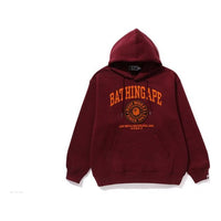 A Bathing Ape College Graphic Pullover Hoodie 'Burgundy' 1J80-114-057-BRG