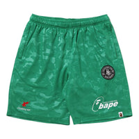 A Bathing Ape Soccer Game Shorts 'Green' 1I80-153-002-GRN