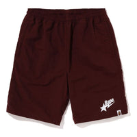 A Bathing Ape BAPE STA Logo Beach Shorts 'Burgundy' 1J30-153-024-BRG