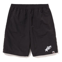 A Bathing Ape BAPE STA Logo Beach Shorts 'Charcoal' 1J30-153-024-CHR