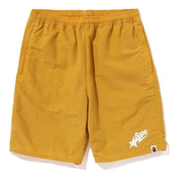 A Bathing Ape BAPE STA Logo Beach Shorts 'Yellow' 1J30-153-024-YEL