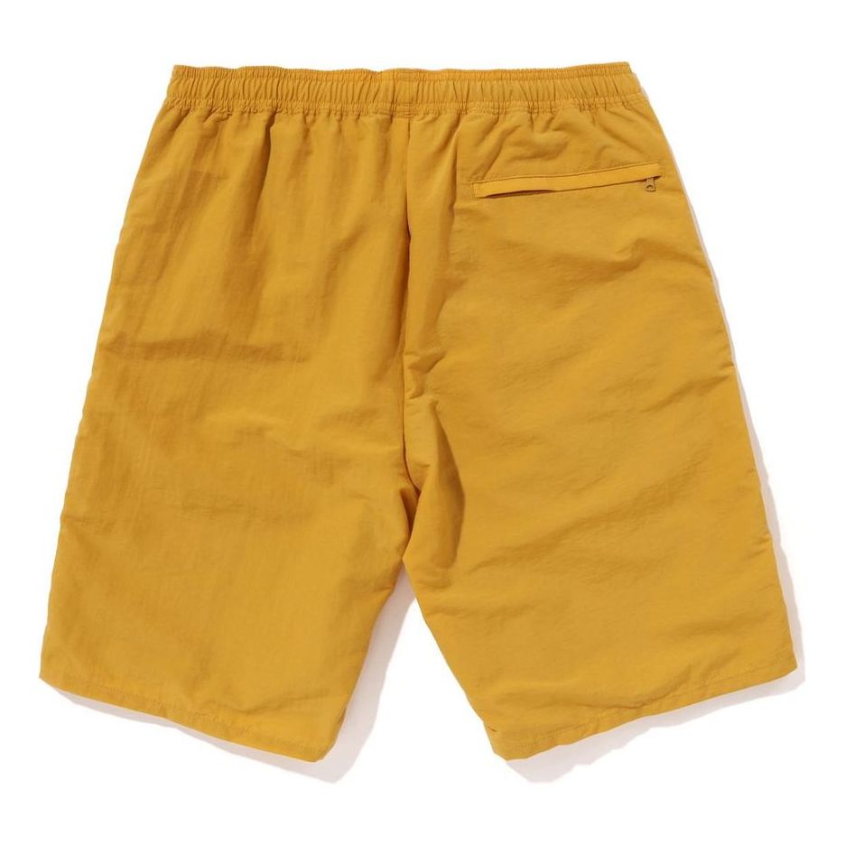 A Bathing Ape BAPE STA Logo Beach Shorts 'Yellow' 1J30-153-024-YEL