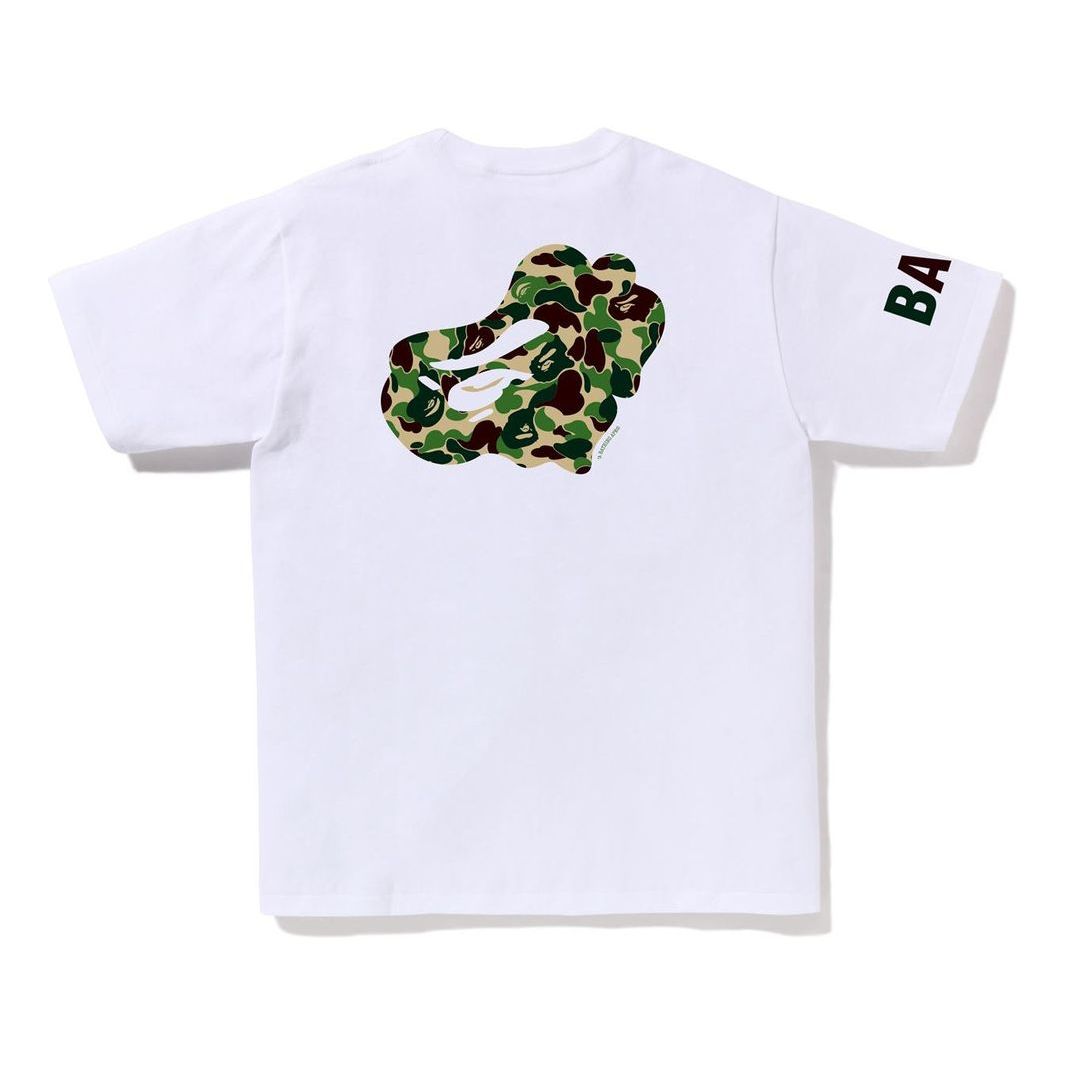 A Bathing Ape ABC Camo T-Shirt 'White Green' 1J30-110-045-WHXGR