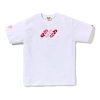 A Bathing Ape ABC Camo T-Shirt 'White Pink' 1J30-110-045-WHXPK